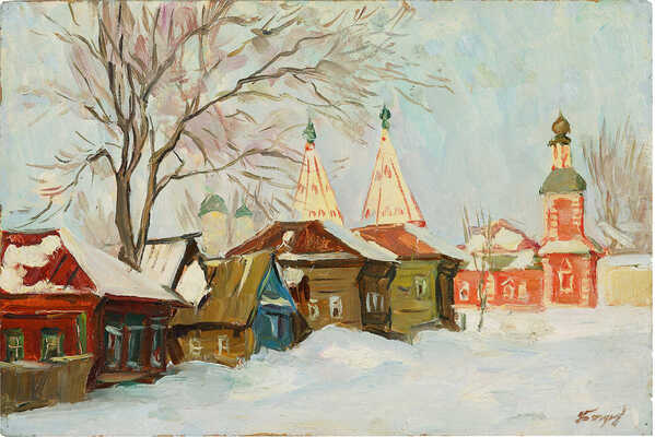 Богданов Андрей Александрович. Зима. Суздаль 